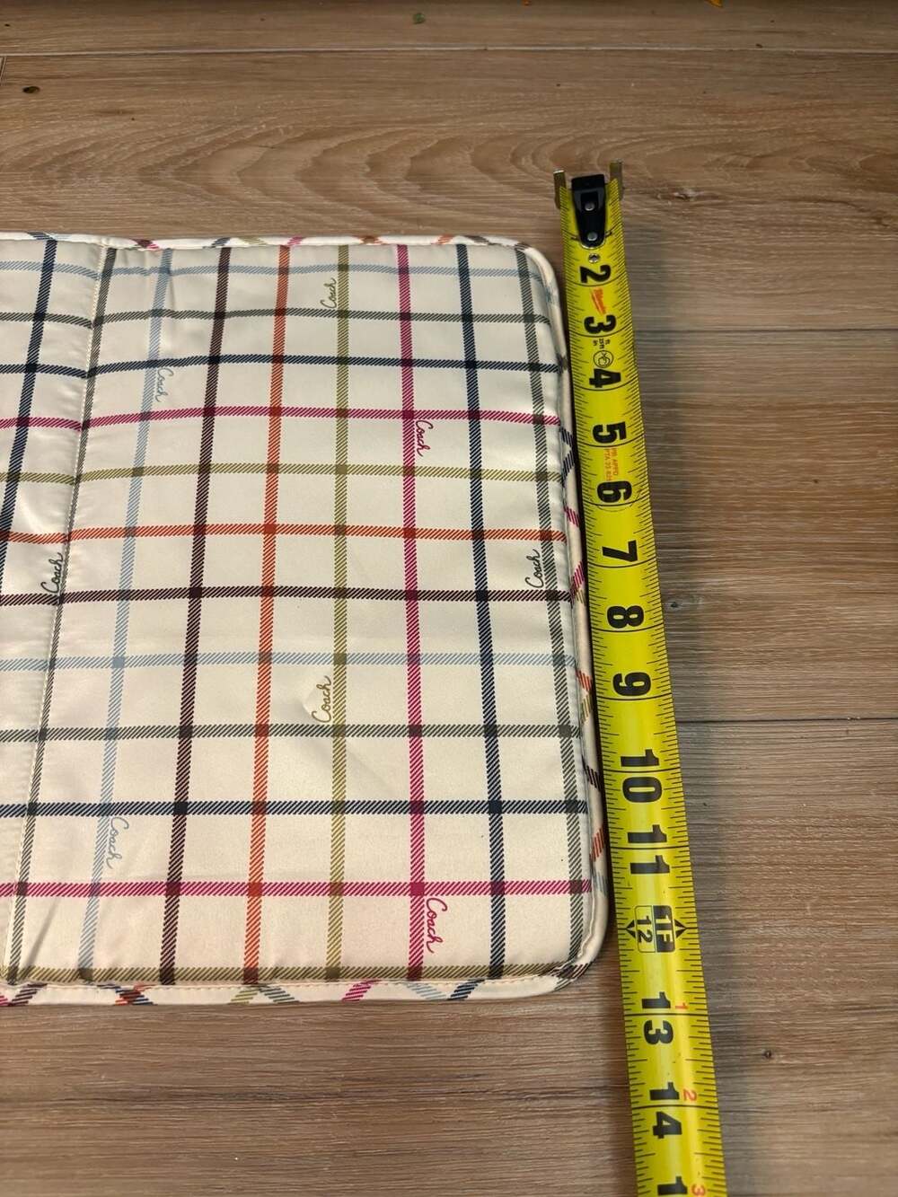 Coach Tattersall Heritage Plaid Baby Changing Pad Mat - Picture 6 of 6
